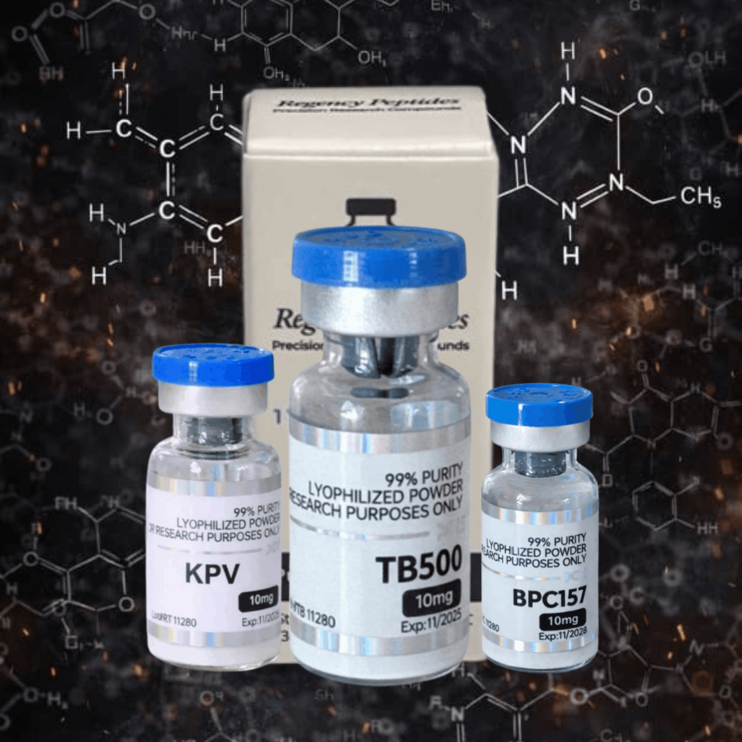 BPC-157 + TB-500 + KPV – Research Peptide Stack (Healing & Recovery Stack)