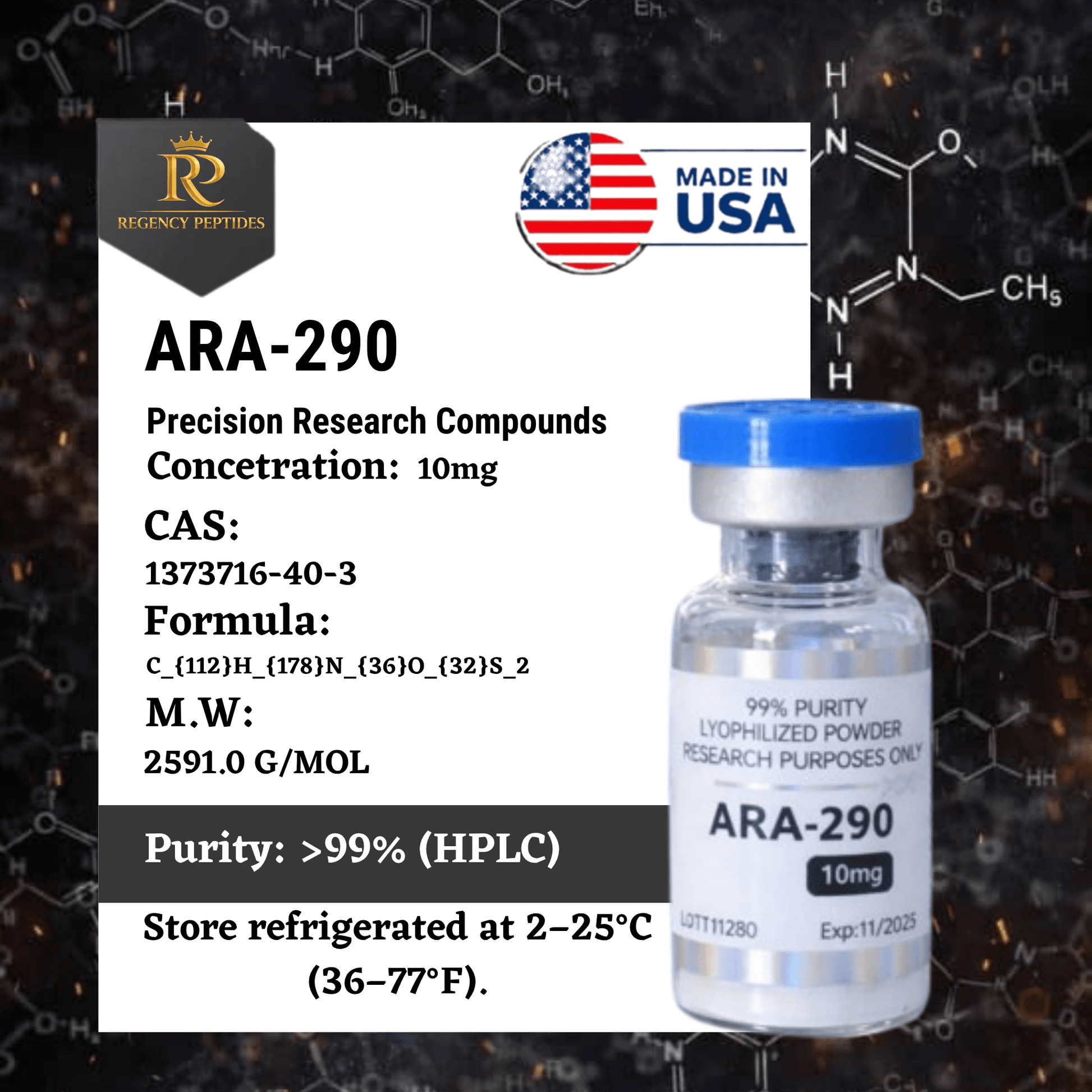 ARA-290 (Cibinetide) – Research Peptide